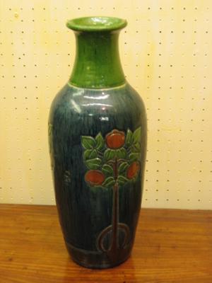 Art Nouveau pottery vase