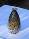 Czech lustre glass vase (leopard skin)