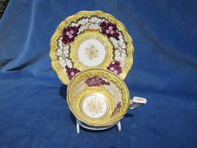 Coalport fluted tea cup and saucer